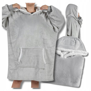 Džemperis - pledas šviesiai pilkas