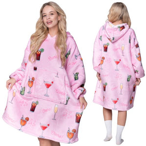 Džemperis - pledas "Rožinis vakarėlis"