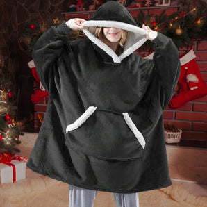 Džemperis - pledas juodas