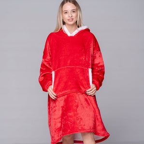 Džemperis - pledas raudonas