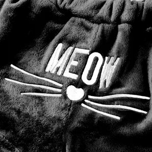 Juoda dviejų dalių žaisminga moteriška pižama